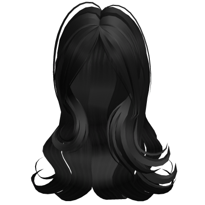 Heavenly Swirly Wavy Curly Hair Black