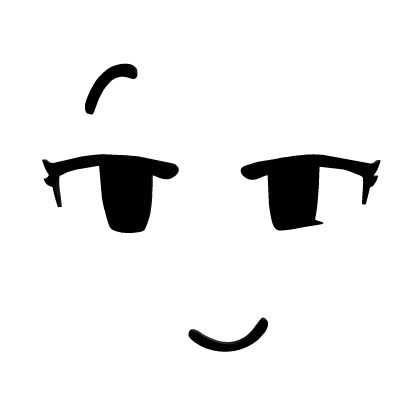 Smug Smile 3D Face Roblox item