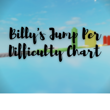 Billy's Jumps Per Difficulty Chart Obby