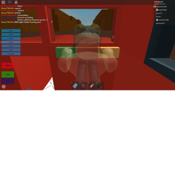 Drive cars onto the tracks get hit by...