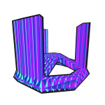 Rainbow Animated Domino Crown