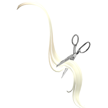 scissors cutting hair beige ADD-ON Roblox item