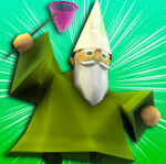 Crawly green gnome