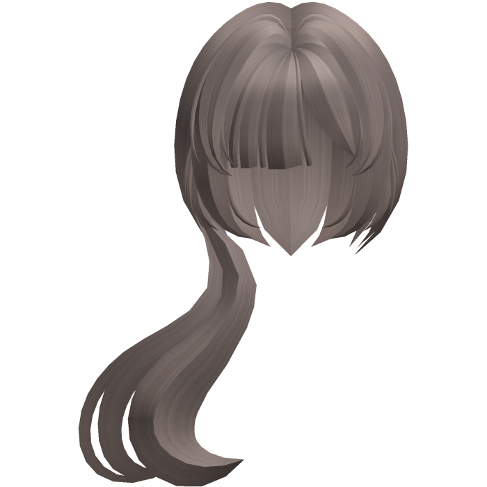 moe thick long fluffy low pony ash brown