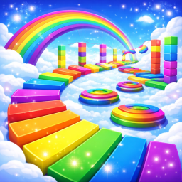 Super Easy Rainbow Obby 🌈