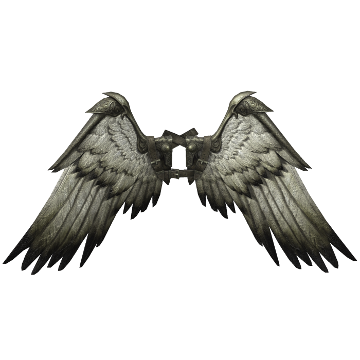 [PBR] Sage Gray Icarus Wings [Addon]