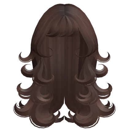 long layered mini swirls in brown Roblox item
