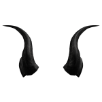 Graphite Horns Of Sacred Wrath