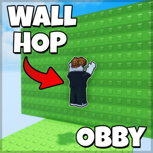 HARD Wall Hop Stage Obby official Roblox game thumbnail