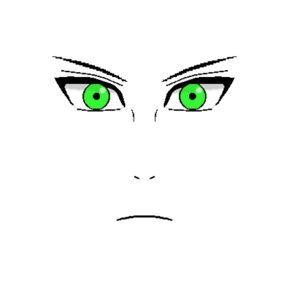 Green Eyes Roblox decal