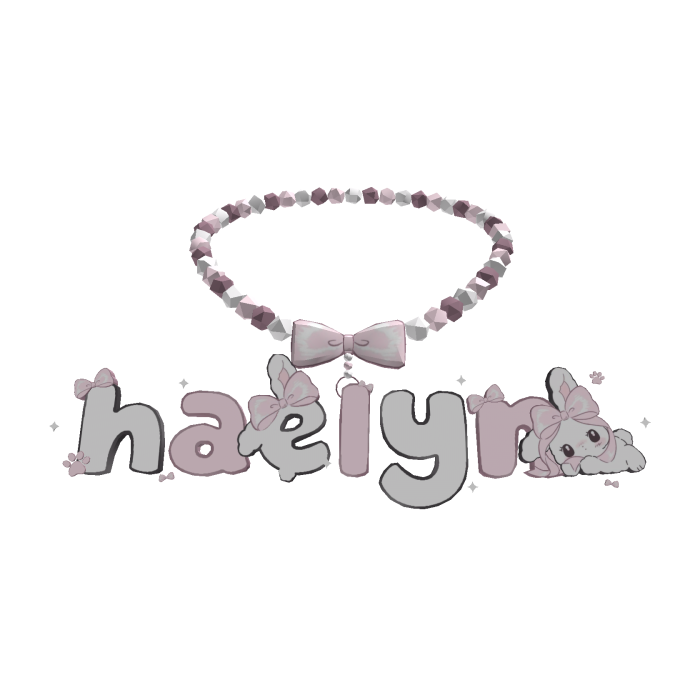 ♡ : haelyn bunny beaded 3.0