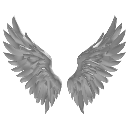 Light Grey Angel Wings Roblox item