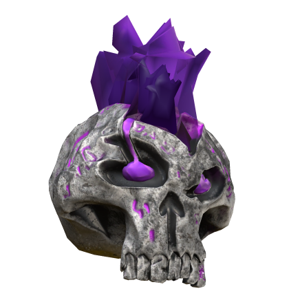 Fire Purple Skull - Left  Roblox item