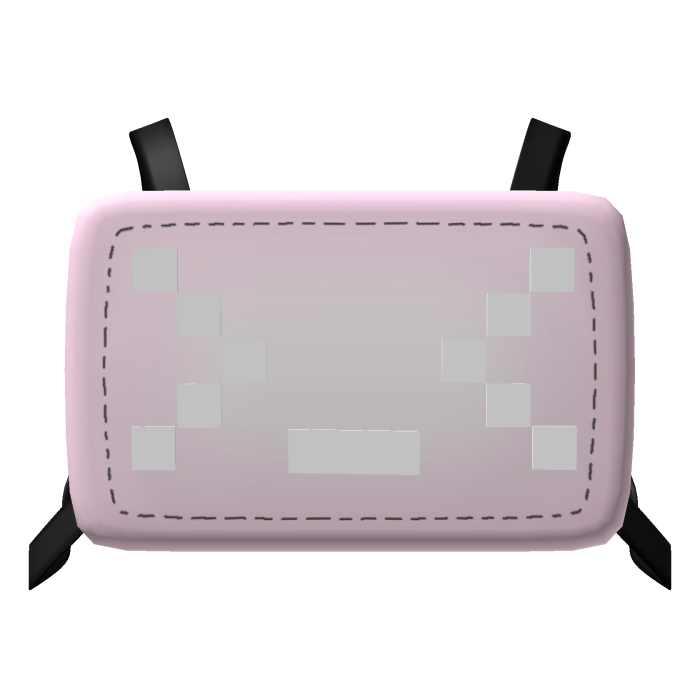>_<level up pink backpack