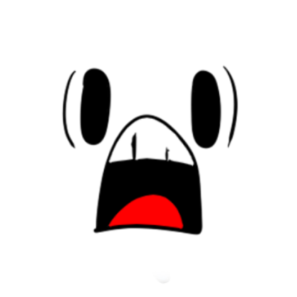 Scared Face Roblox decal