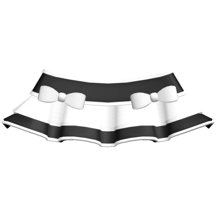 🐾 blk white tweencore cute decora plaid bow skirt
