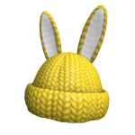 Gold Bunny Beanie
