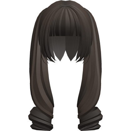 ۶ৎ | cute long anime pigtails moe brown hair Roblox item