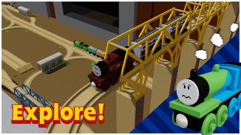Blue Train Wooden Railway World