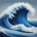 Blue Wavy Line