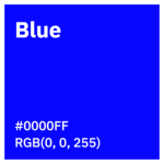 Blue 255
