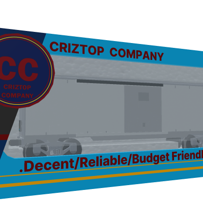 (6 Stud) CRIZTOP company O-27 Toy train boxcar