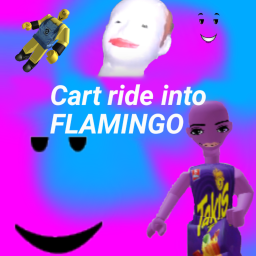 Cart Ride Into FLAMINGO