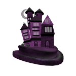 Haunted Hat Witchy Purple