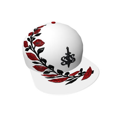 S$S - Ruby Vine White Backwards Cap