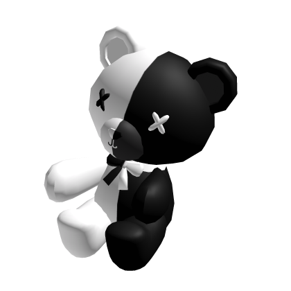 Black and White Two-Tone Teddy (for Korblox)