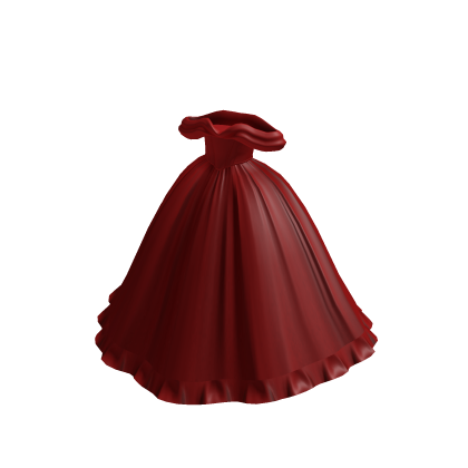 Christmas Princess Red Ball Gown Dress