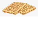 Waffles awe yum