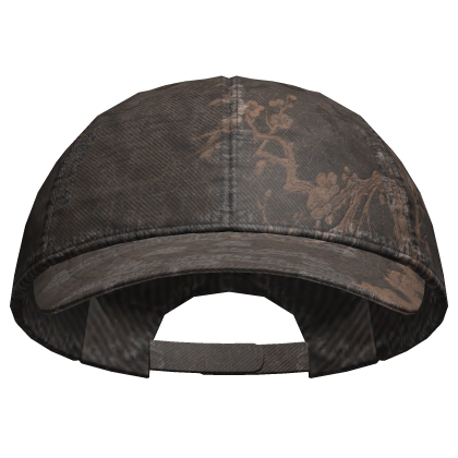 Sakura Blossom Skater Cap Brown