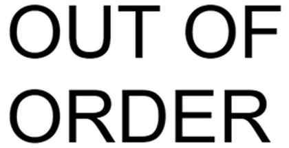 Rectangular Floor Standing Sign
