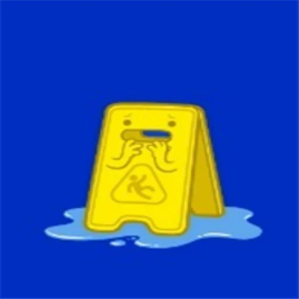 Slippery floor sign