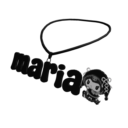 maria necklace Roblox item