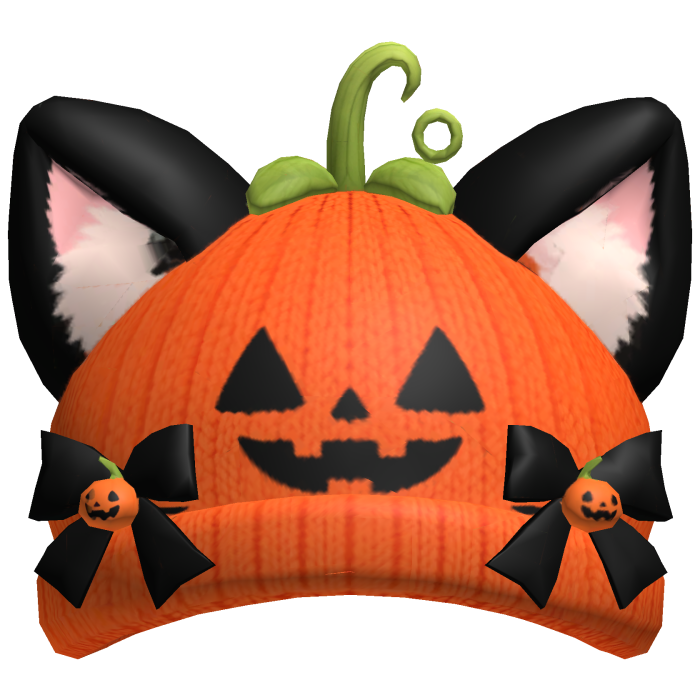 Halloween Pumpkin Knit Beanie