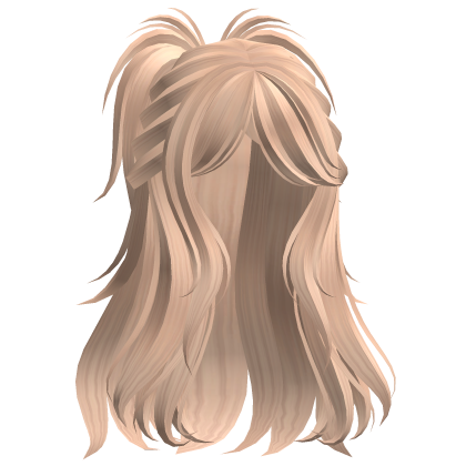 Y2K Half-up Scenecore Hair (Blonde) Roblox item