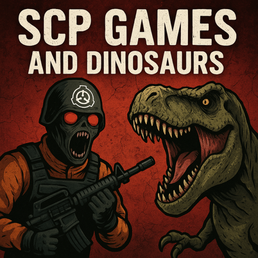 SCP GAMES AND DINOSAURS official Roblox game thumbnail