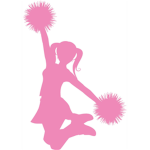 Pink Cheerleading Group