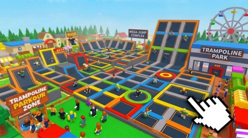 [🤸‍♂️]MY TRAMPOLINE PARK!