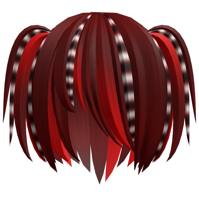 ノ_< red shy scene scene with raccoon stripes