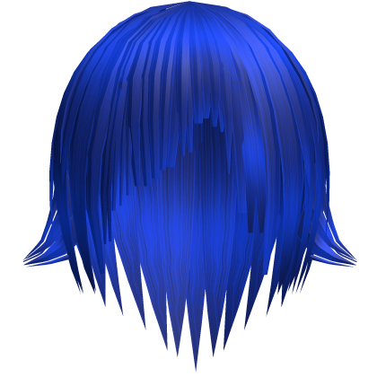 >⩊< blue emo vkei niche cat-boy hair tufts 18. 