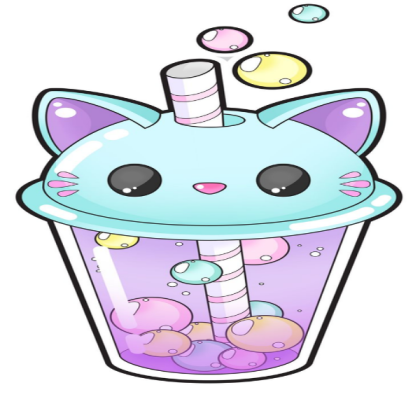 Kawaii kitty drink Roblox decal