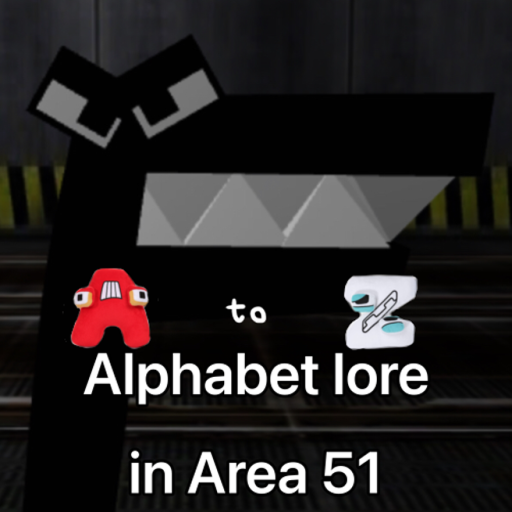 Survive Alphabet Lore in Area 51 (LOWERCASES) official Roblox game thumbnail