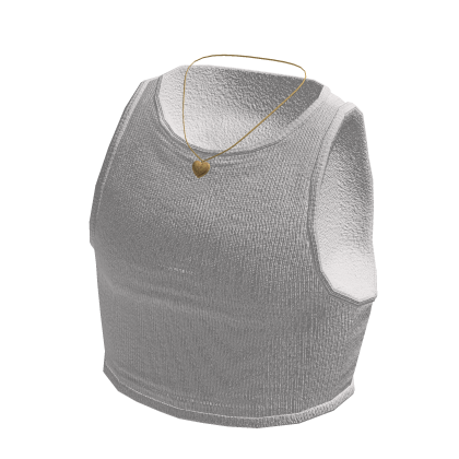 BB Winter Chic Crop Top White