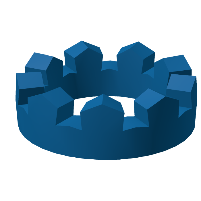 (NEW) Blue Crown-fetti Cake Remesh (ADDON)