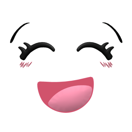 Kawaii Happy Smile (3D) Roblox item