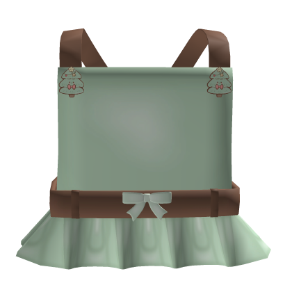 cute green christmas overalls