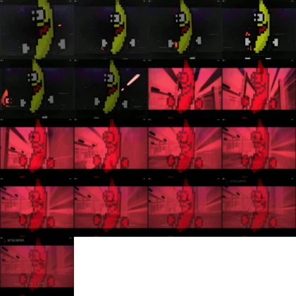 PB J jumpscare sprite sheet (Nico Nextbots)